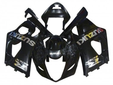 Lojas Carenagens Moto Suzuki GSXR 1000 2003-2004 - Preto Brilhante Chrome