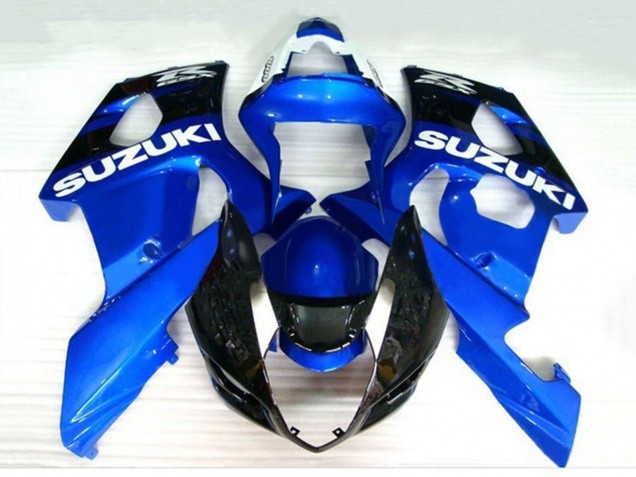 Lojas Carenagens Moto Suzuki GSXR 1000 2003-2004 - Azul Preto Branco