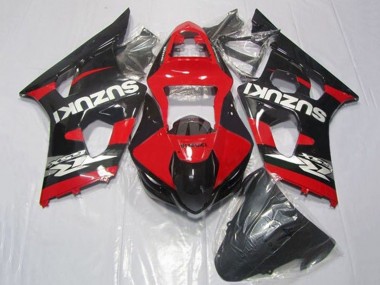 Lojas Carenagens Moto Suzuki GSXR 1000 2003-2004 - Vermelho Preto Prata
