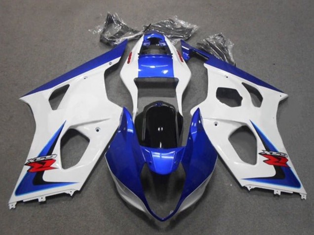 Lojas Carenagens Moto Suzuki GSXR 1000 2003-2004 - Branco Azul Preto Vermelho