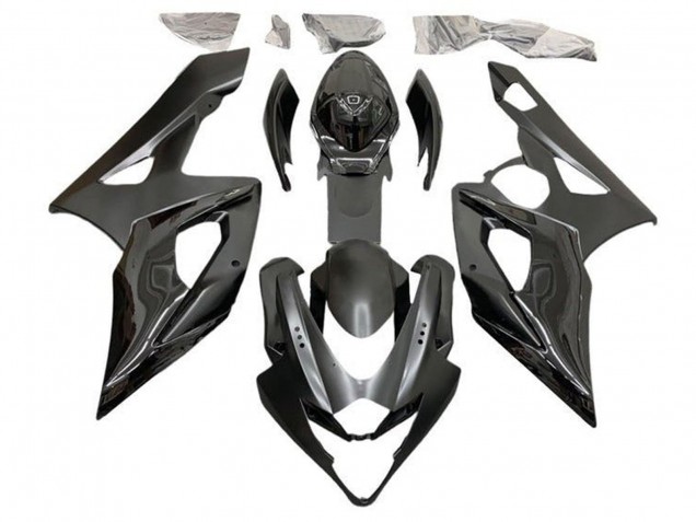 Lojas Carenagens Moto Suzuki GSXR 1000 2005-2006 - Preto Brilhante Metade Preto Fosco