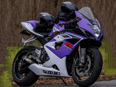 Lojas Carenagens Moto Suzuki GSXR 1000 2005-2006 - Roxo Branco