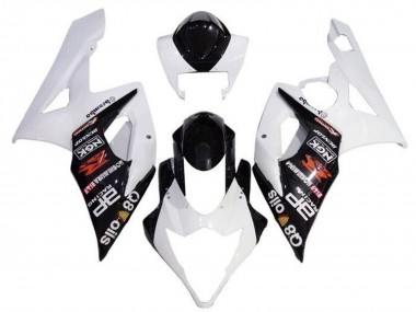 Lojas Carenagens Moto Suzuki GSXR 1000 2005-2006 - Branco Preto Brembo