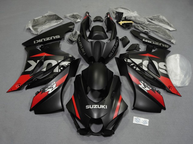 Lojas Carenagens Moto Suzuki GSXR1000 2017-2024 - Preto Fosco Vermelho Cinzento Branco