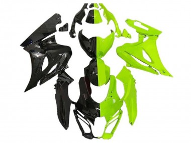 Lojas Carenagens Moto Suzuki GSXR1000 2017-2024 - Preto Verde Néon