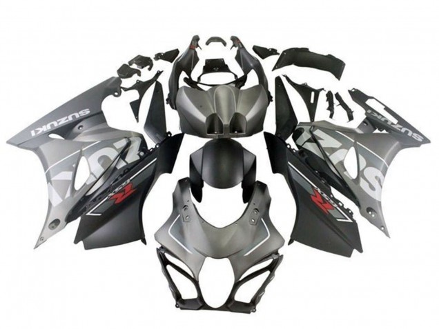 Lojas Carenagens Moto Suzuki GSXR1000 2017-2024 - Prata Fosco Preto Fosco