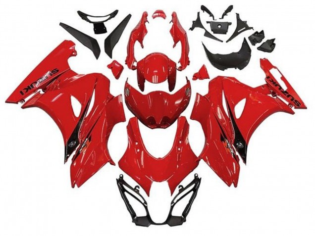 Lojas Carenagens Moto Suzuki GSXR1000 2017-2024 - Vermelho Preto