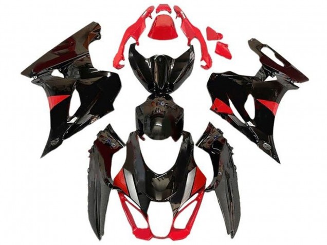 Lojas Carenagens Moto Suzuki GSXR1000 2017-2024 - Preto Vermelho Cinzento