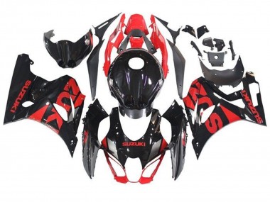Lojas Carenagens Moto Suzuki GSXR1000 2017-2024 - Preto Vermelho