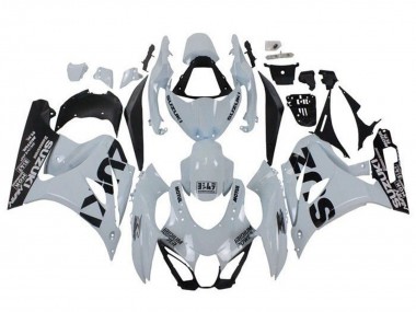 Lojas Carenagens Moto Suzuki GSXR1000 2017-2024 - Branco Preto