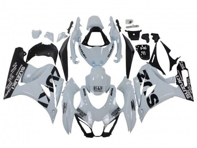Lojas Carenagens Moto Suzuki GSXR1000 2017-2024 - Branco Preto