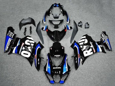 Lojas Carenagens Moto Suzuki GSXR1000 2017-2024 - Preto Azul Branco