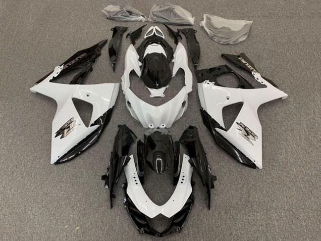 Lojas Carenagem Moto Suzuki GSXR 1000 2009-2016 - Branco Preto