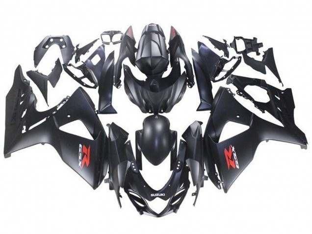 Lojas Carenagens Moto Suzuki GSXR 1000 2009-2016 - Preto Fosco Vermelho Branco