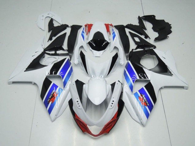 Lojas Carenagens Moto Suzuki GSXR 1000 2009-2016 - Branco Preto Azul Vermelho