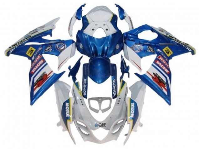 Lojas Carenagens Moto Suzuki GSXR 1000 2009-2016 - Branco Azul Vermelho Amarelo