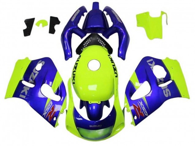 Lojas Carenagens Moto Suzuki GSXR 600 / GSXR 750 1996-2000 - Azul Amarelo