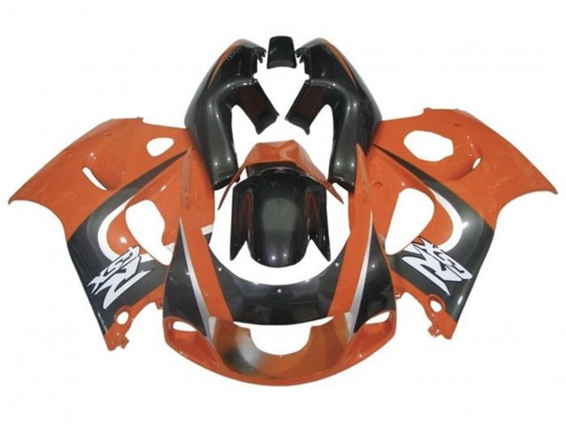 Lojas Carenagens Moto Suzuki GSXR 600 / GSXR 750 1996-2000 - Laranja Preto