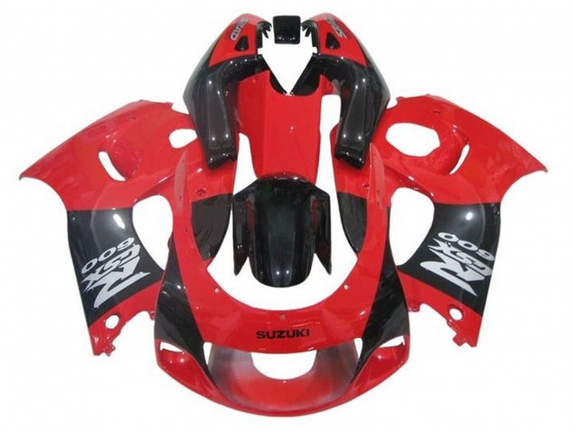 Lojas Carenagens Moto Suzuki GSXR 600 / GSXR 750 1996-2000 - Vermelho Preto Cinzento