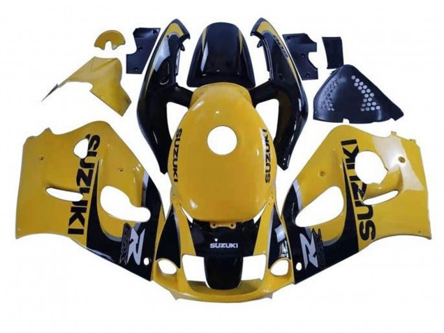 Lojas Carenagens Moto Suzuki GSXR 600 / GSXR 750 1996-2000 - Amarelo Preto