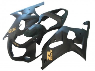 Lojas Carenagens Moto Suzuki GSXR 600 / GSXR 750 2001-2003 - Preto Fosco Ouro