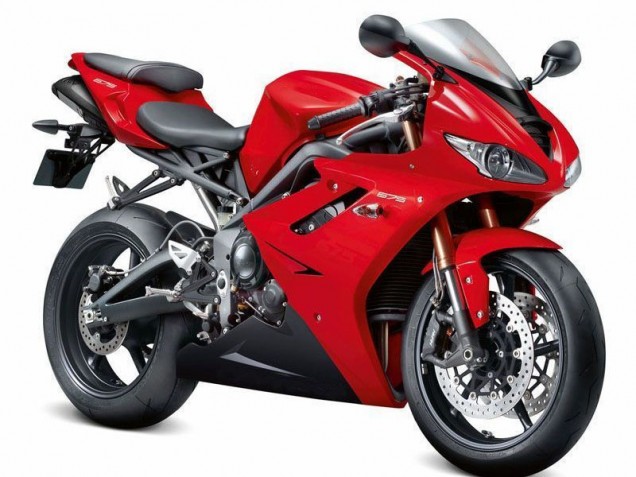 Lojas Kits Carenagem Moto Triumph Daytona 675 Triple 2009-2012 - Vermelho