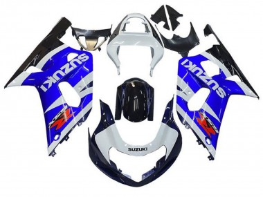 Lojas Carenagens Moto Suzuki GSXR 600 / GSXR 750 2001-2003 - Branco Azul Preto Brilhante Vermelho