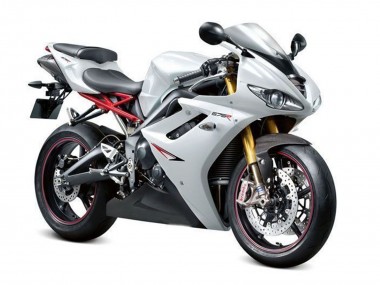 Lojas Carenagens Moto Triumph Daytona 675 Triple 2009-2012 - Branco Pérola Preto
