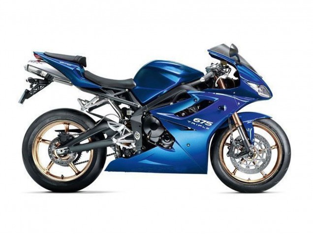 Lojas Carenagens Moto Triumph Daytona 675 Triple 2009-2012 - Azul