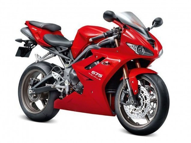 Lojas Carenagem Moto Triumph Daytona 675 Triple 2009-2012 - Vermelho
