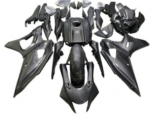 Lojas Carenagens Moto Yamaha YZF R7 2021-2024 - Falso Fibra de Carbono