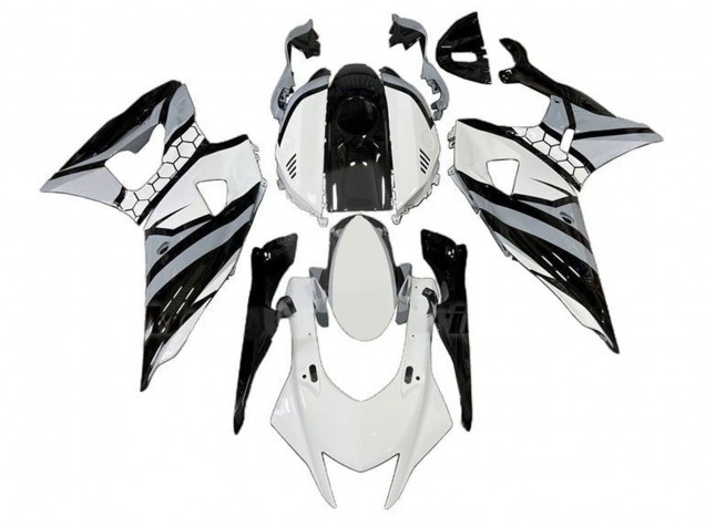 Lojas Carenagens Moto Yamaha YZF R7 2021-2024 - Branco Cinzento Preto