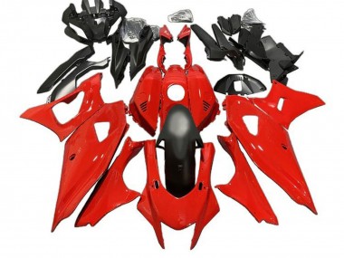 Lojas Carenagens Moto Yamaha YZF R7 2021-2024 - Vermelho Preto Fosco