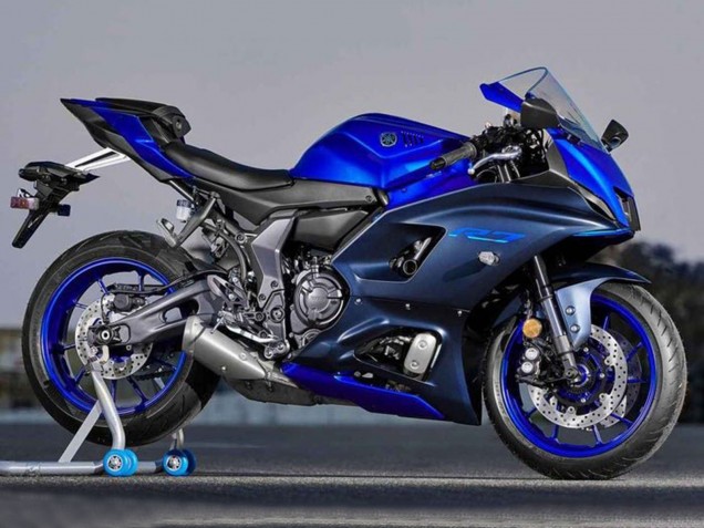 Lojas Carenagens Moto Yamaha YZF R7 2021-2024 - Azul Azul Fosco