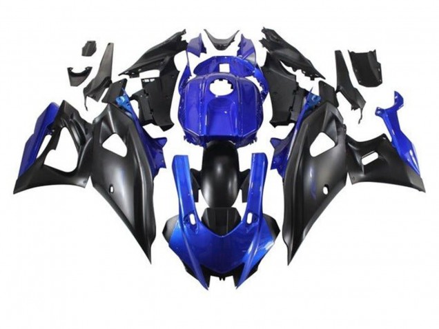 Lojas Carenagens Moto Yamaha YZF R7 2021-2024 - Azul Preto Fosco