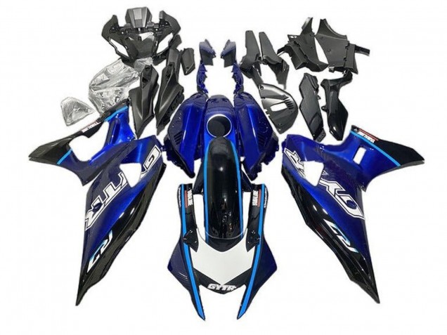Lojas Carenagens Moto Yamaha YZF R7 2021-2024 - Azul Preto Azul Claro