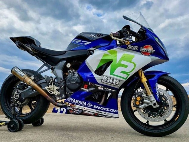 Lojas Carenagens Moto Yamaha YZF R7 2021-2024 - Azul N2