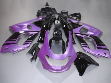 Lojas Carenagens Moto Yamaha YZF600R Thundercat 1996-2007 - Roxo Preto Brilhante