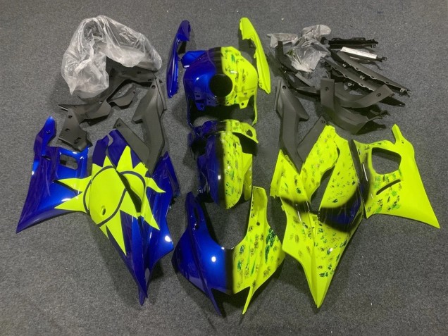 Lojas Carenagens Moto Yamaha YZF R3/R25 2022-2024 - Amarelo Azul