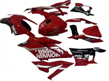 Lojas Carenagens Moto Yamaha YZF R3/R25 2022-2024 - Vermelho Preto Valsir