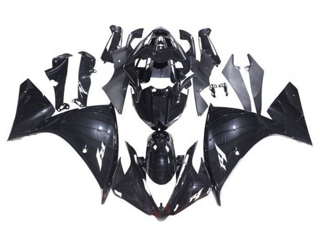 Lojas Carenagens Moto Yamaha YZF 1000 R1 2009-2011 - Preto Brilhante