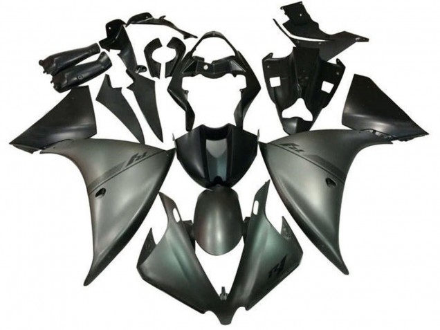 Lojas Carenagens Moto Yamaha YZF 1000 R1 2009-2011 - Prata Preto Fosco