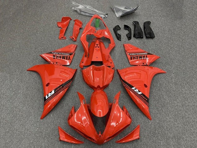 Lojas Carenagens Moto Yamaha YZF 1000 R1 2009-2011 - Vermelho Preto