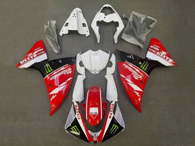 Lojas Carenagens Moto Yamaha YZF 1000 R1 2009-2011 - Branco Vermelho Preto Verde Monstro Milwaukee