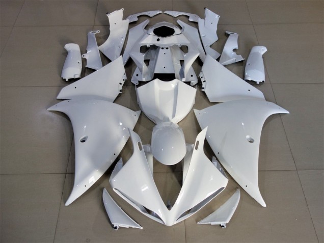 Lojas Carenagens Moto Yamaha YZF 1000 R1 2009-2011 - Branco