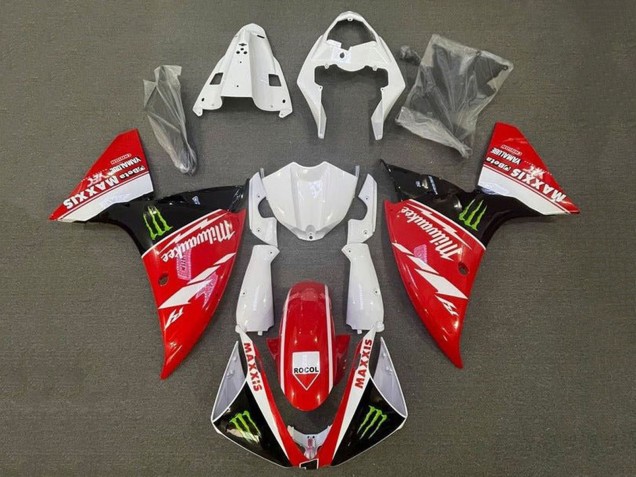 Lojas Carenagens Moto Yamaha YZF 1000 R1 2012-2014 - Branco Vermelho Preto Verde Milwaukee Maxxis Monstro