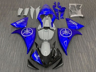 Lojas Carenagens Moto Yamaha YZF 1000 R1 2012-2014 - Nardo Cinzento Azul Preto
