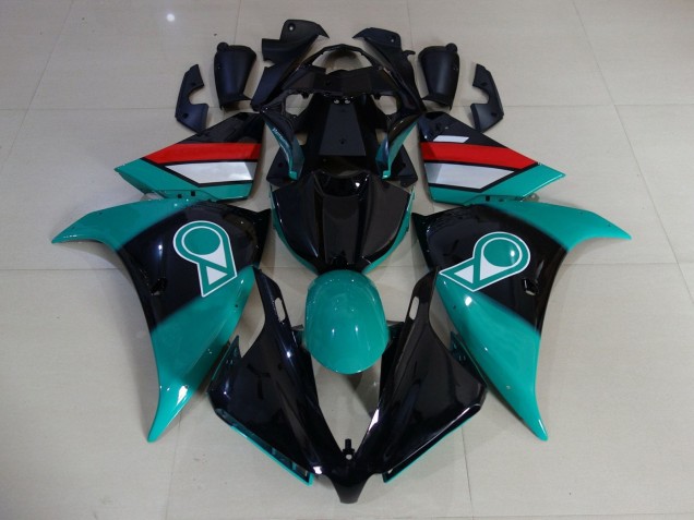 Lojas Carenagens Moto Yamaha YZF 1000 R1 2012-2014 - Preto Brilhante Verde Branco Vermelho