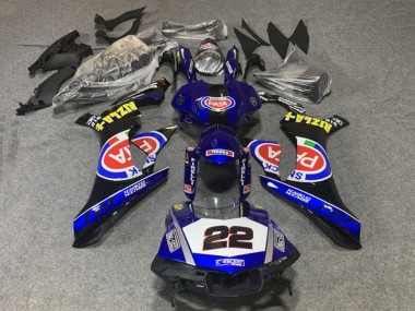Lojas Carenagens Moto Yamaha YZF 1000 R1 2020-2025 - Azul Branco Preto Vermelho Pata