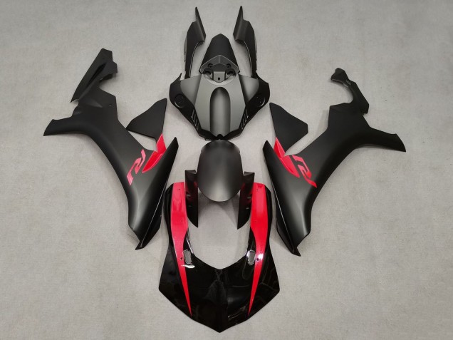 Lojas Carenagens Moto Yamaha YZF 1000 R1 2020-2025 - Preto Brilhante Preto Fosco Vermelho